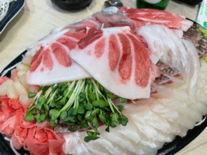 sashimi, hoe